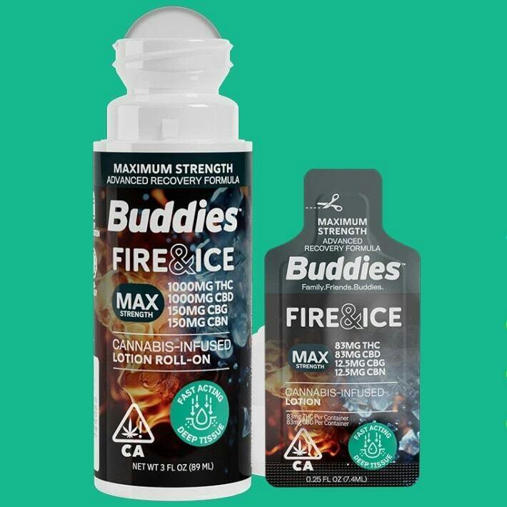Buddies Brand - Fire & Ice Topical Roll-On MAX - 89 g