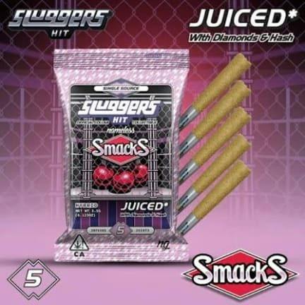 Sluggers Hit - Smacks Infused 5pk Pre Rolls - 3.5 g