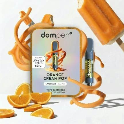 dompen™ & Koa - Orange Cream Pop Live Resin Cartridge - 1 g