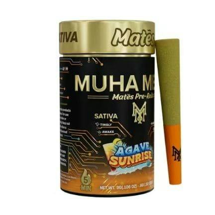 Muha Meds - Agave Sunrise Mates Infused Pre Rolls 3g - 3 g