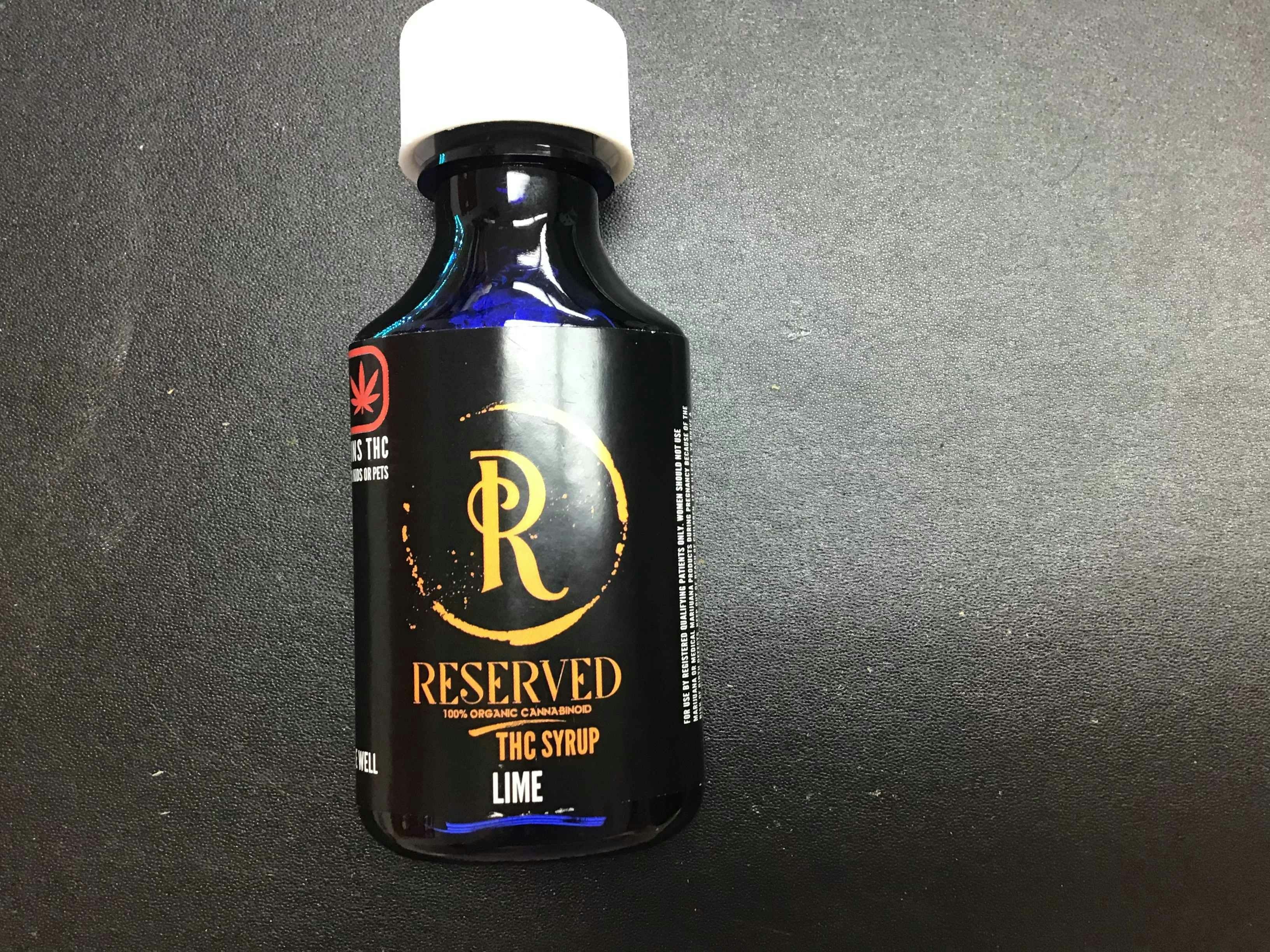 hi tune 400mg thc syrup lime