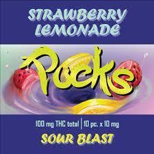 Pucks Gummies 100mg - Sour Blast