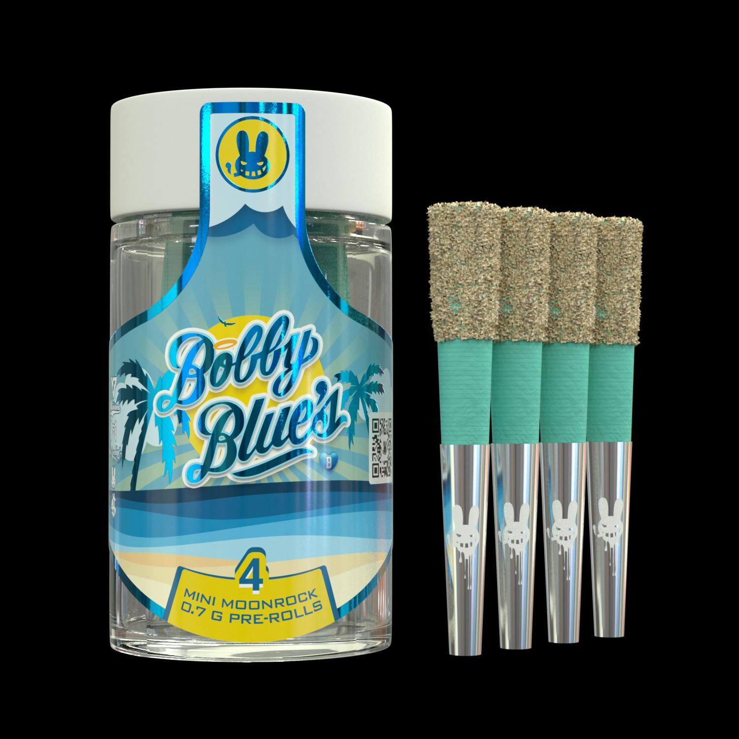 Dr. Zodiak's Moonrock Infused Preroll .7g (4pk) - Bobby Blue