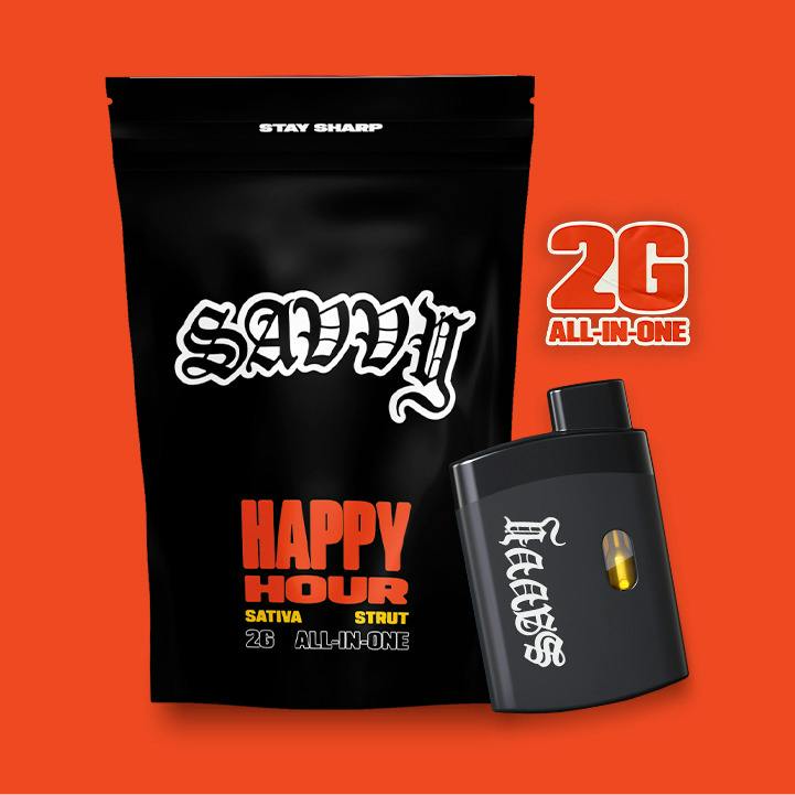 Savvy Strut 2g AIO - Happy Hour Summer Melon