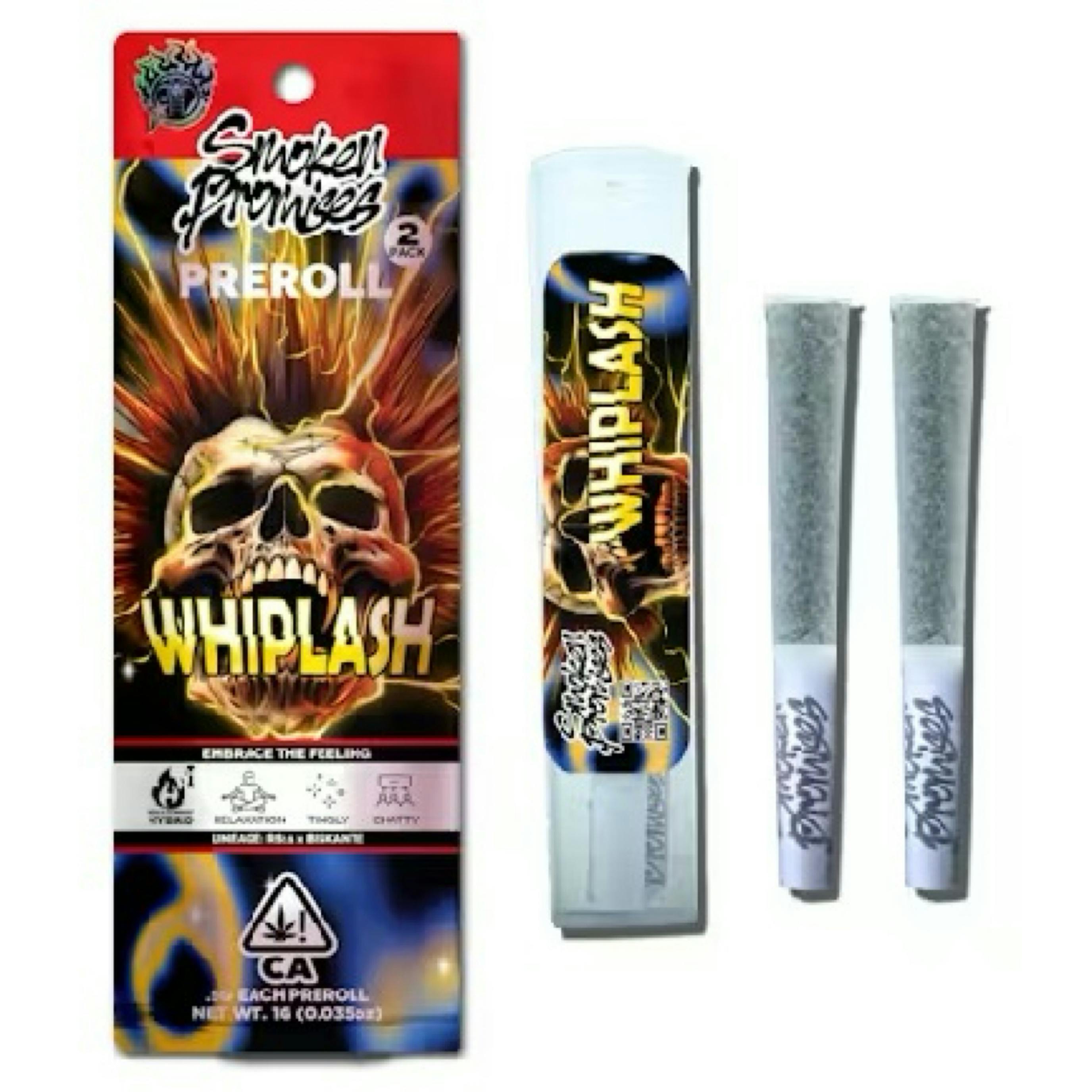Smoken Promises Preroll 2pk Whiplash 1g