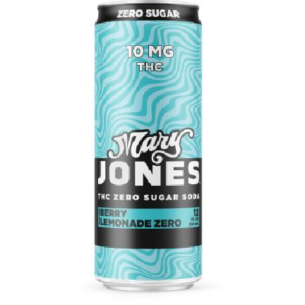 Mary Jones Drink 12oz Berry Lemonade ZERO SUGAR 100mg