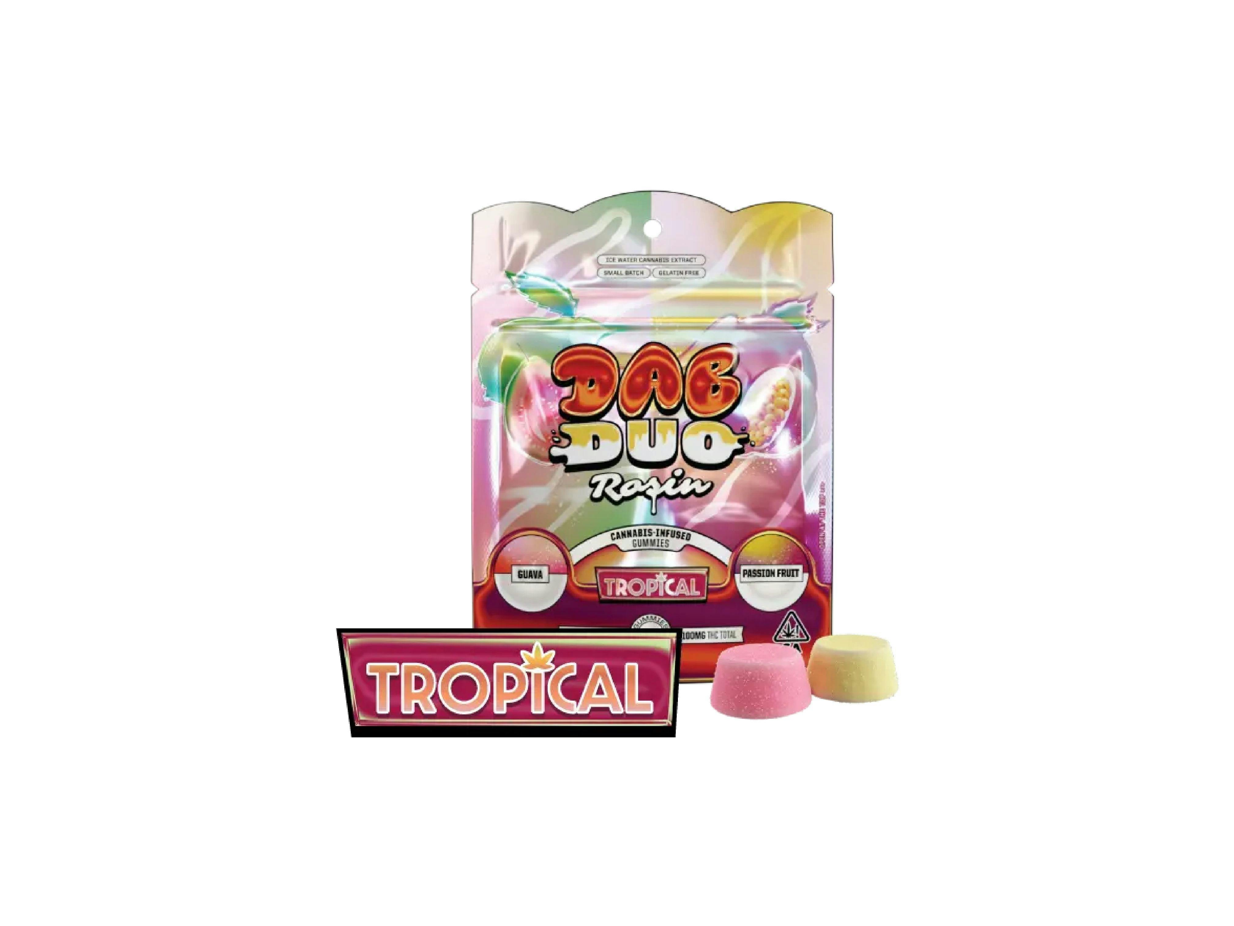 ABX Dab Duos Rosin Gummies Tropical Guava + Passionfruit 100mg