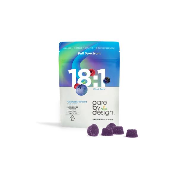 Care By Design CBD Gummies Mixed Berry 18:1 100mg