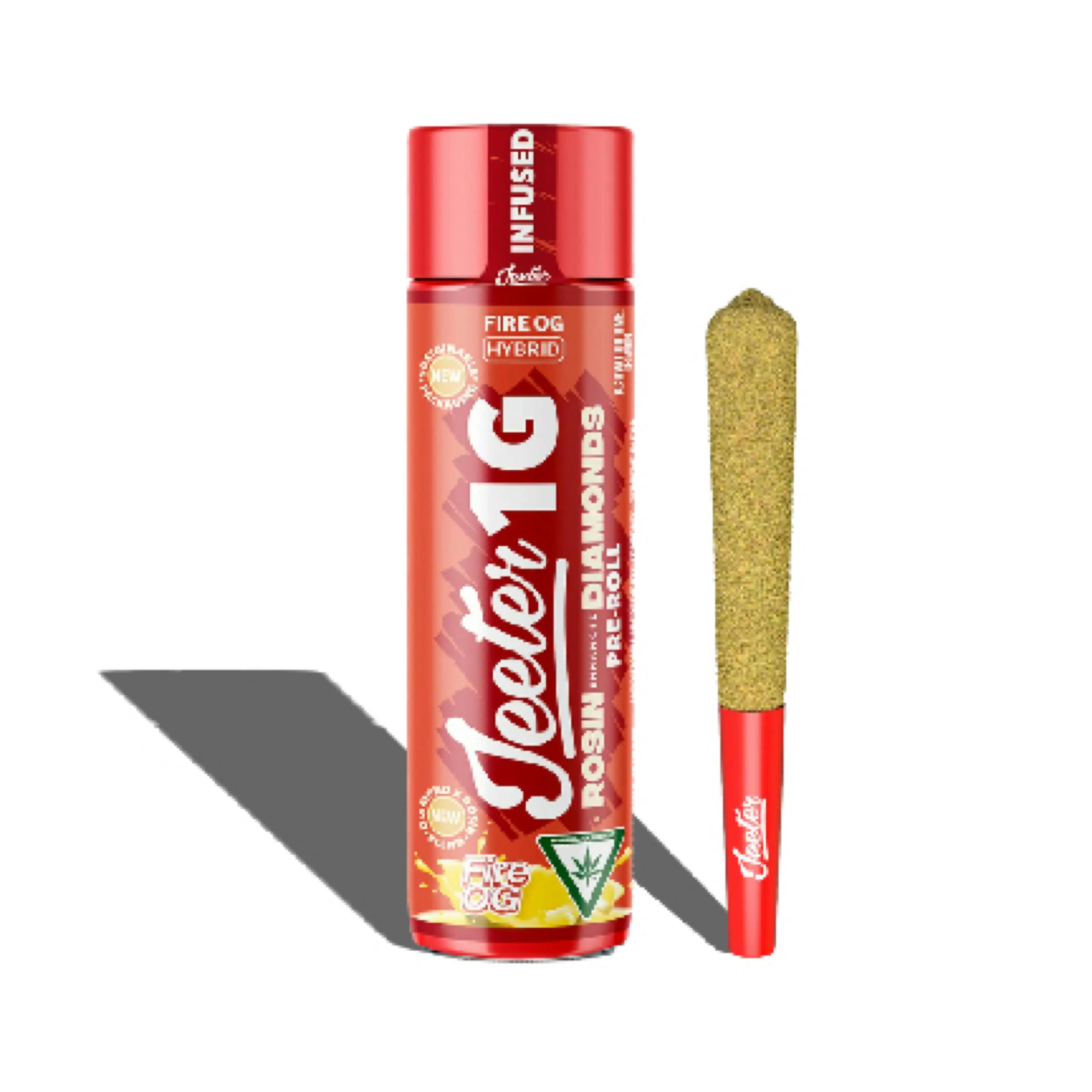 Jeeter Rosin Infused Preroll XL Fire OG 2g