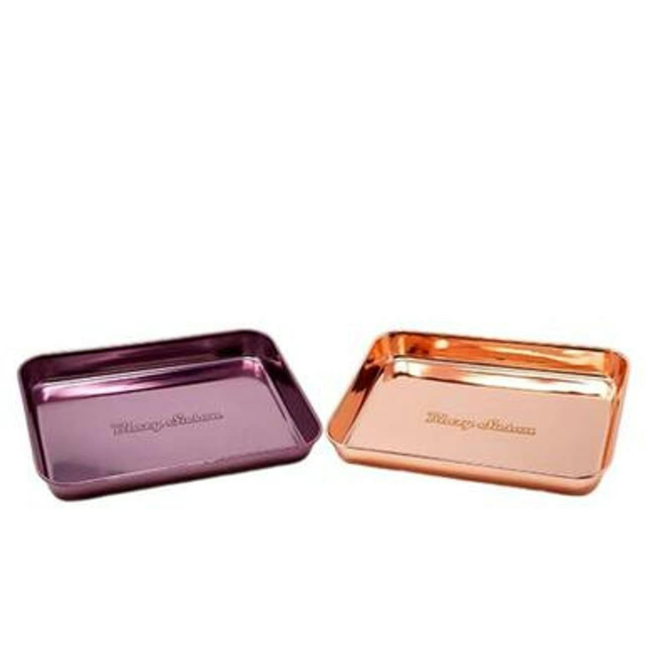 Blazy Susan Stainless Steel Rolling Tray - Blazy Susan Stainless Steel Rolling Tray rose
