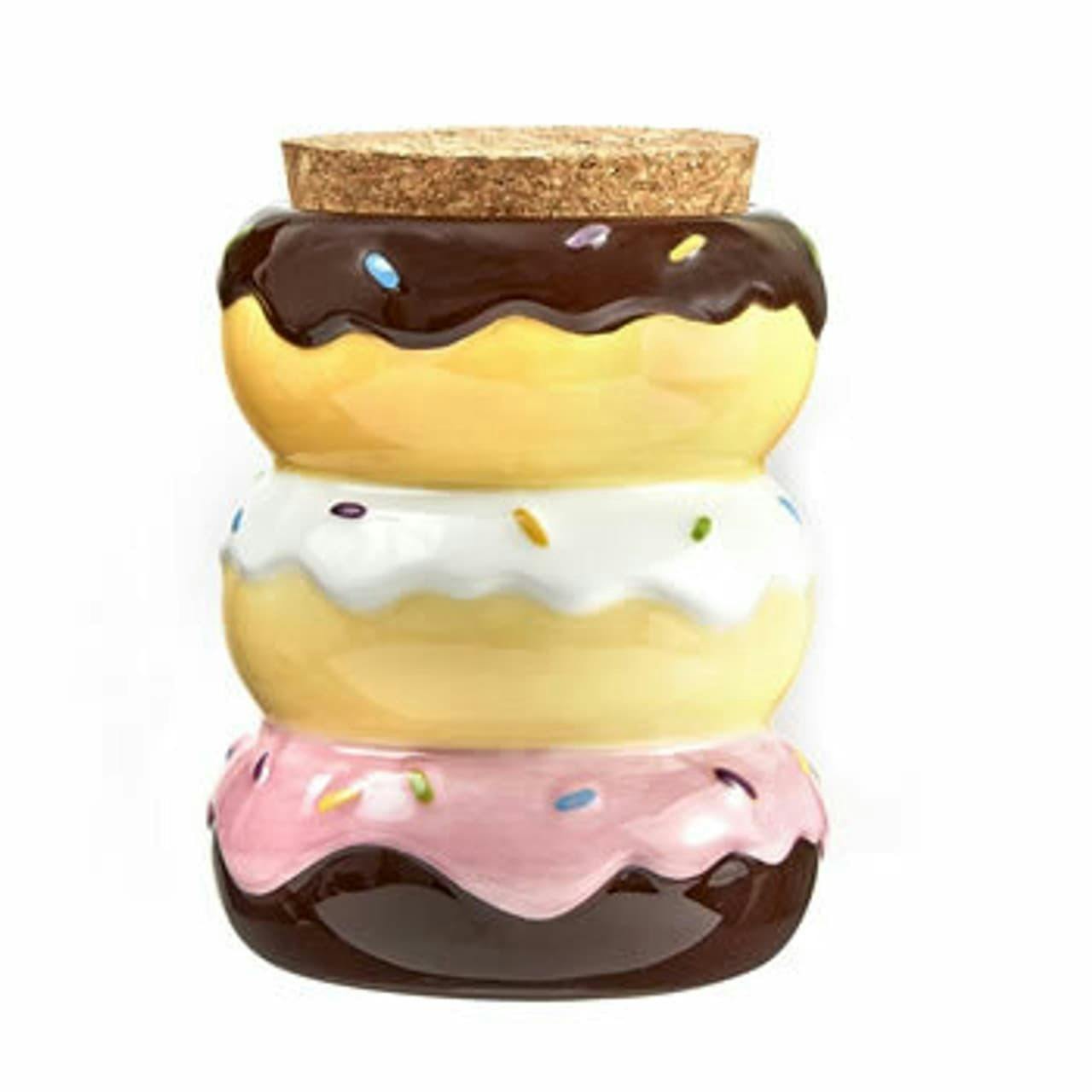 Stash Jar - assorted styles - Donut Stash Jar