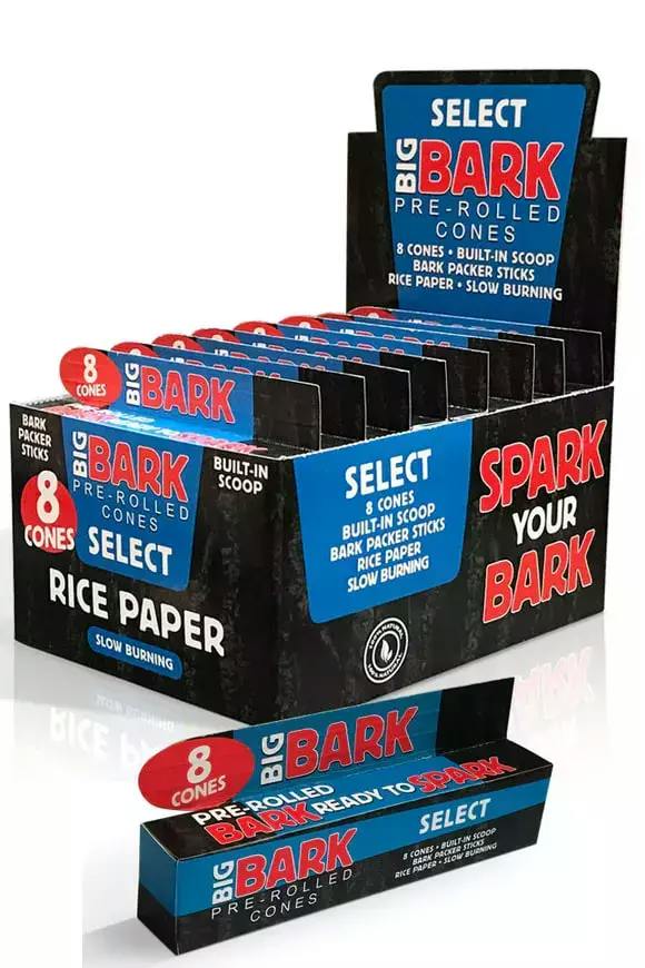 BigBark Pre Rolled Rice Paper Cones