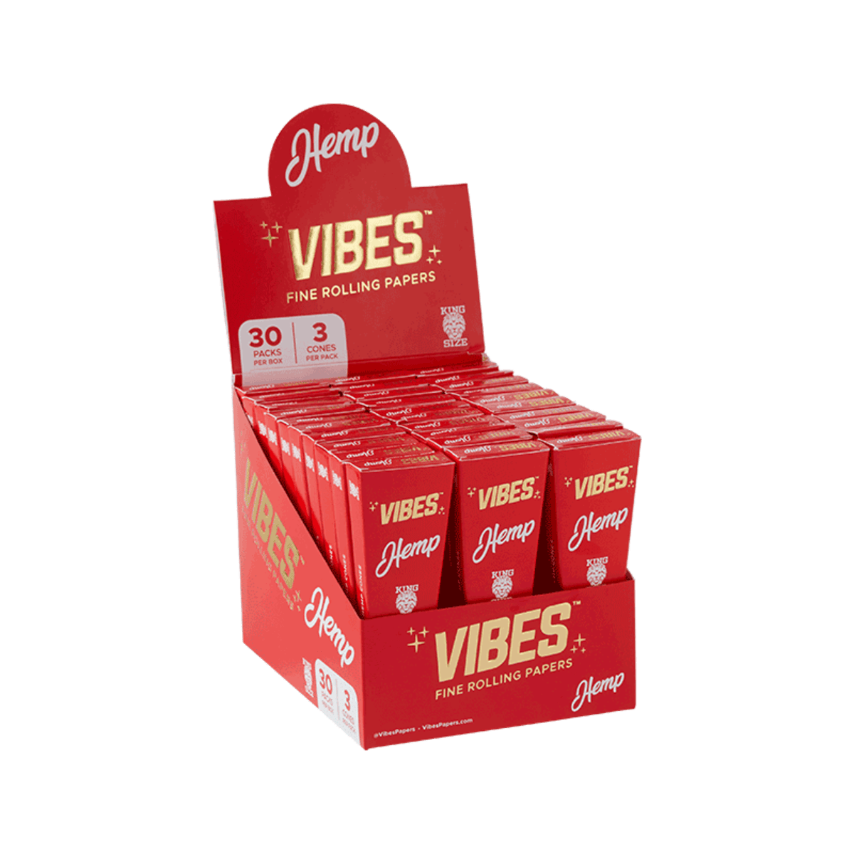Vibes Hemp King Size Cones