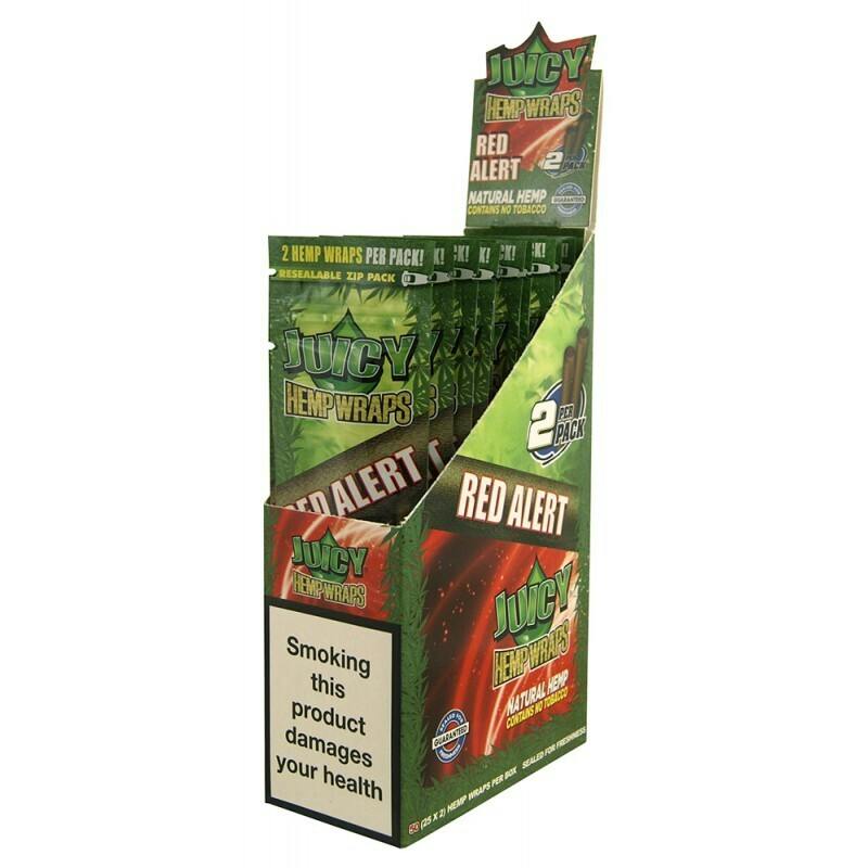 Juicy J's Enhanced Hemp Wraps - Red Alert
