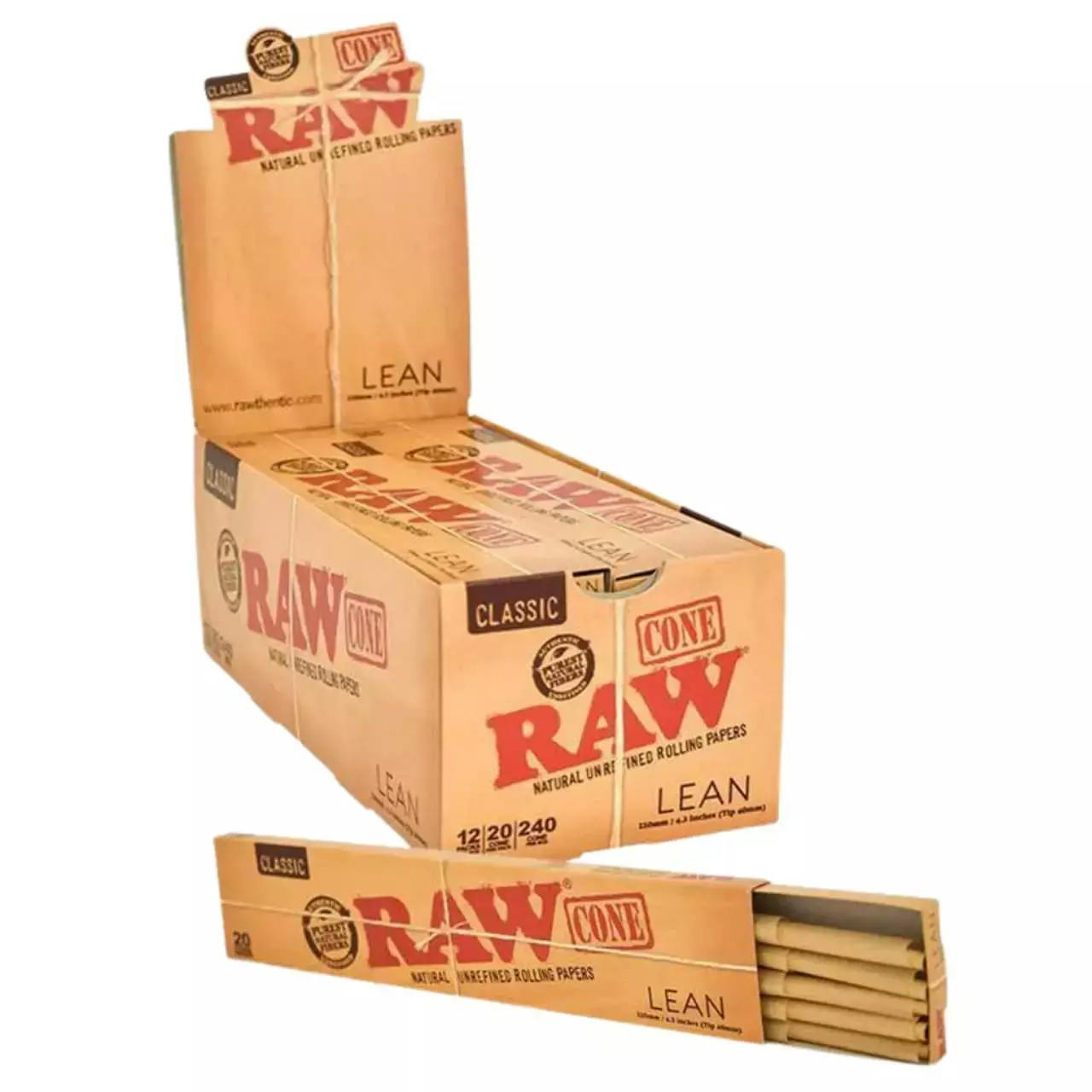 RAW Lean Pre-Rolled Cones - 20ct
