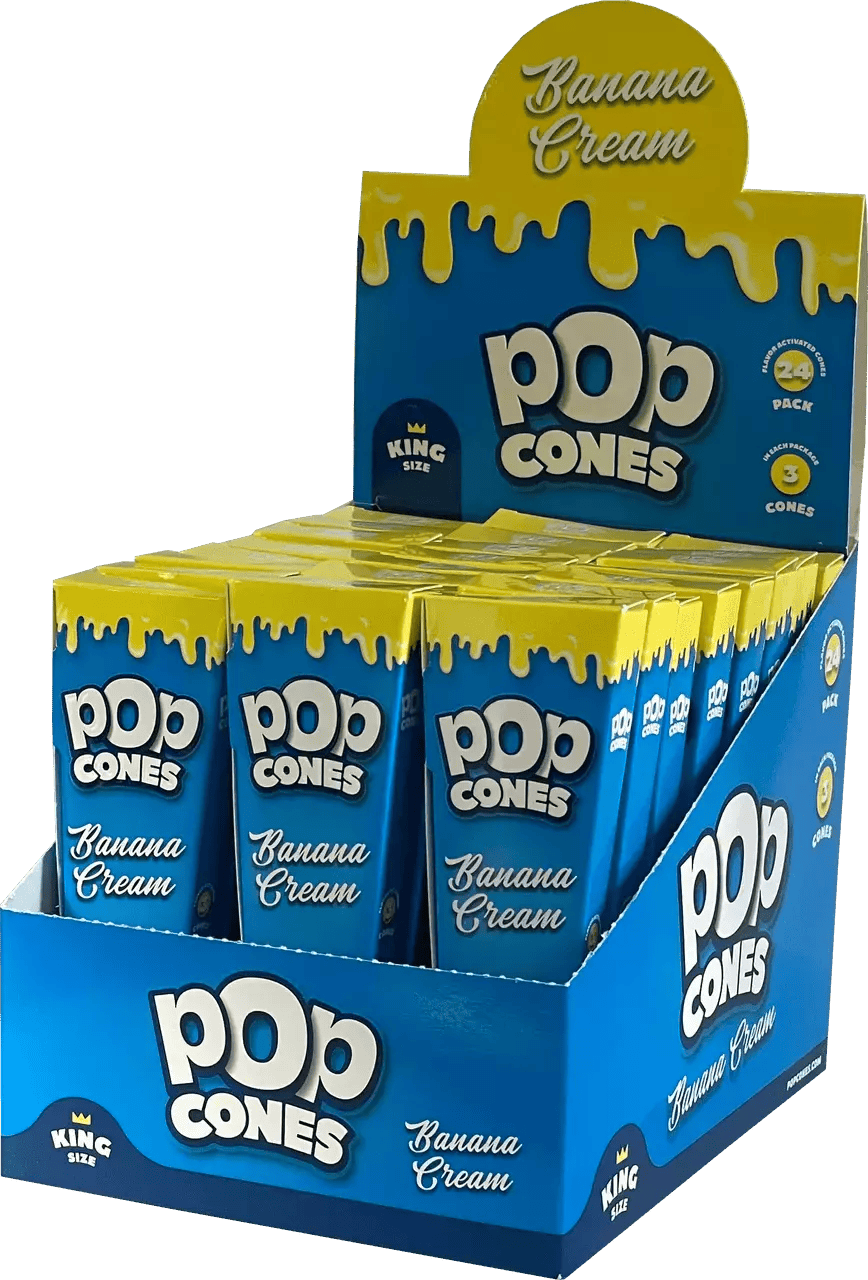 POP Cones King Size - Banana Cram