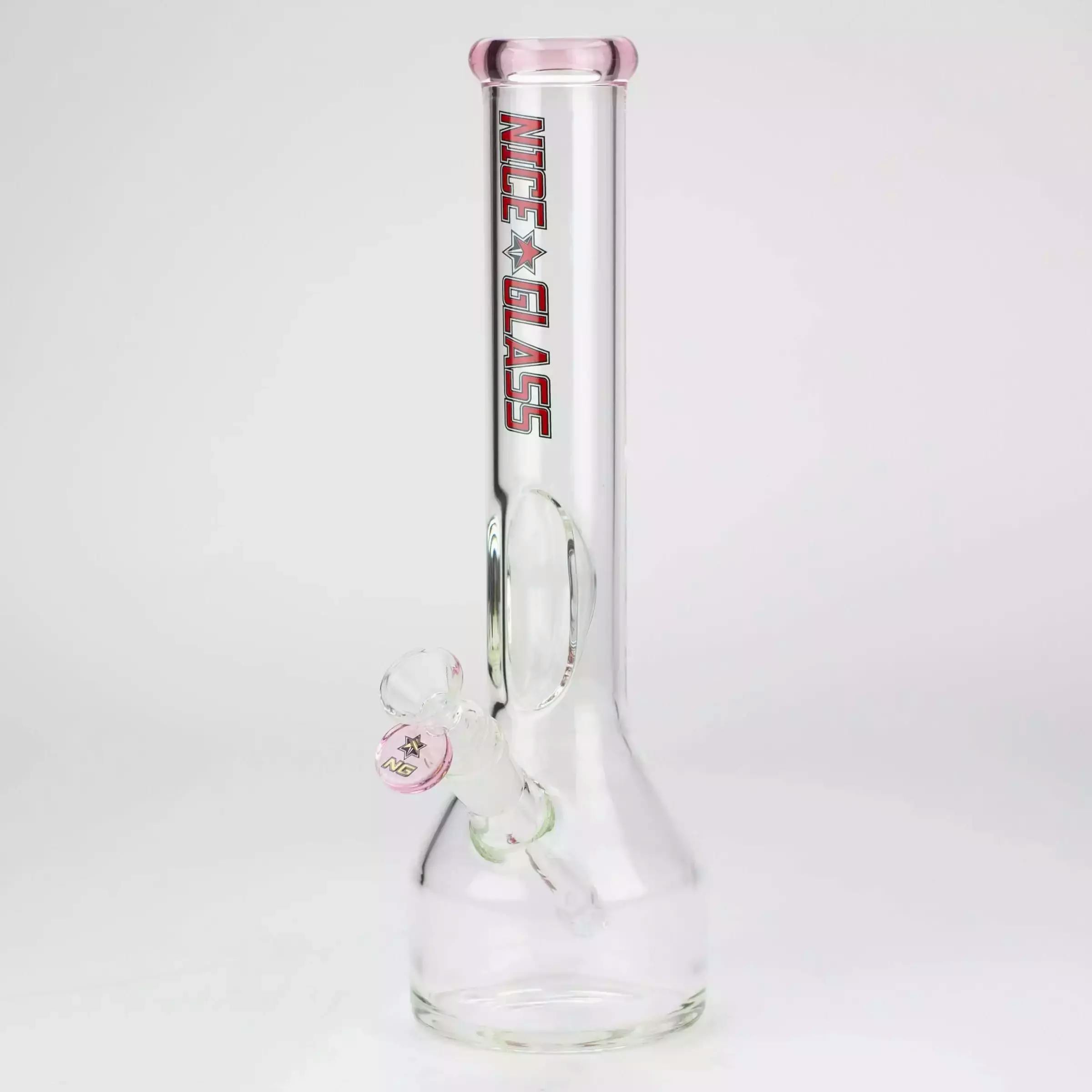 Nice glass RoundBase Beaker PINK
