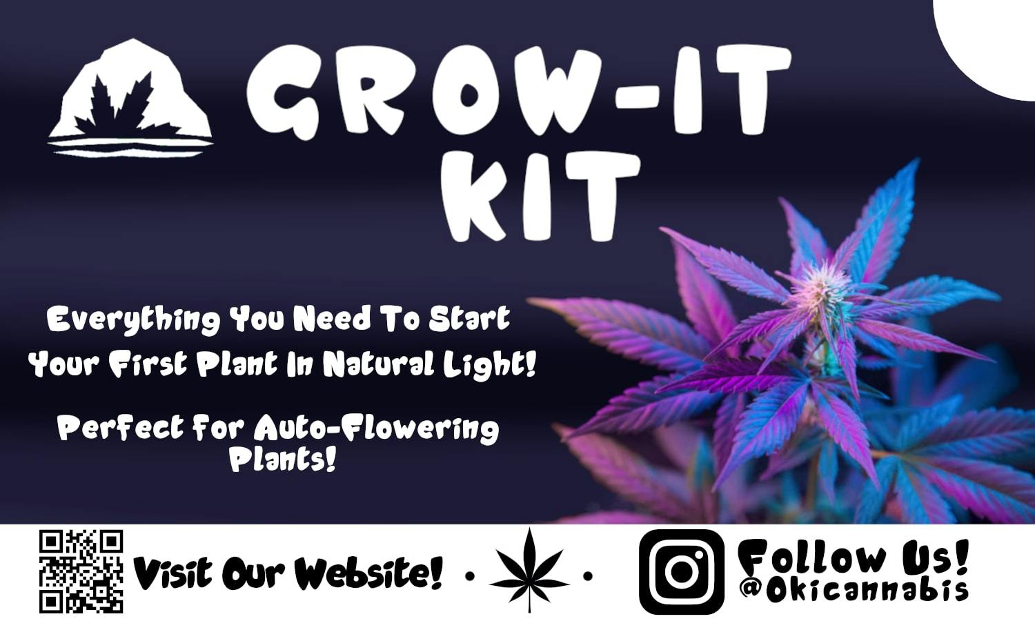 Oki Cannabis Grow-It Kit - Oki Cannabis Gow-It Kit MEDIUM