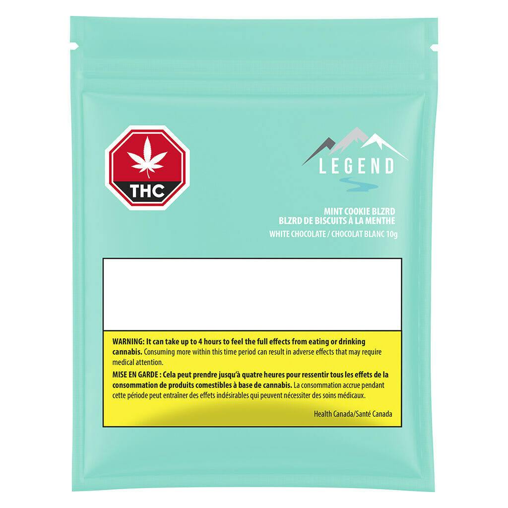 LEGEND - Mint Cookie BLZRD White Chocolate - Mint Cookie BLZRD White Chocolate 1 Pack Chocolates