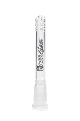 Hoss Glass Diffuser Downstem with Holes - Hoss Glass Diffuser 14cm Downstem w/ Holes (White)