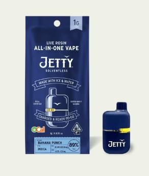 Jetty - Jetty All-In-One Live Rosin 1g Mini Tank - Blue Java (S)