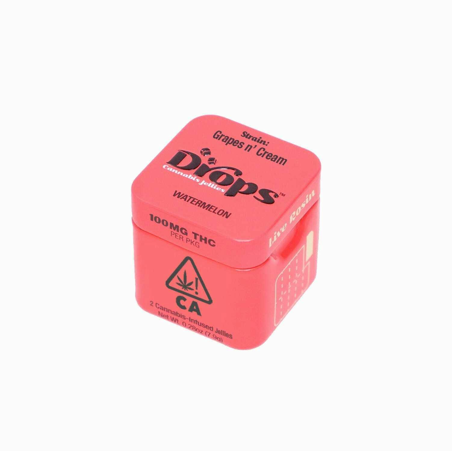 Drops 2pc Gummies - Black Currant 1:1:1 THC/CBDCBN