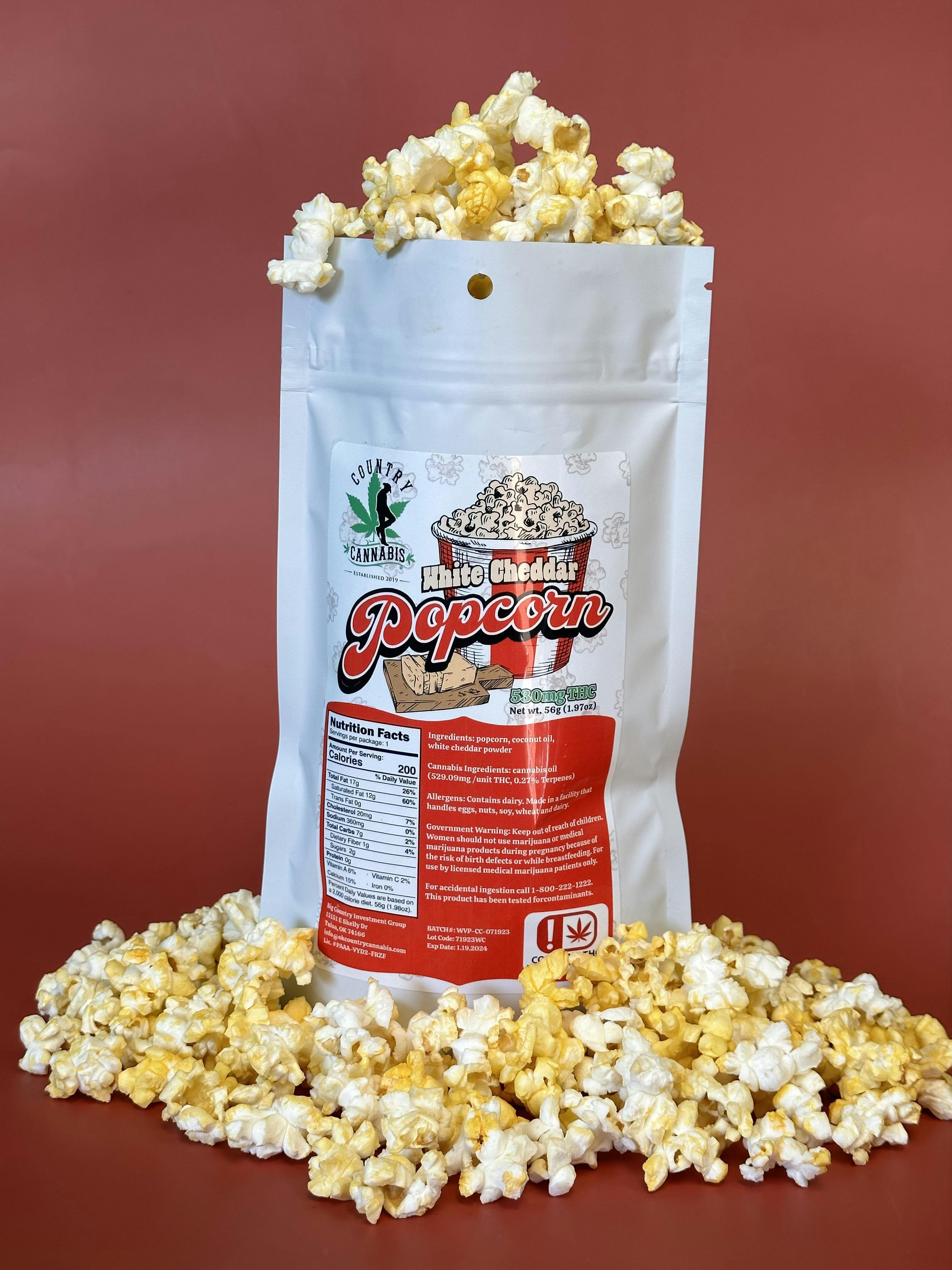 Country Cannabis - Cheddar Jalapeno Popcorn