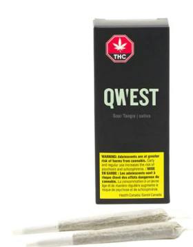 Qwest - Sour Tangie Diamond Infused Pre-Rolls - Hybrid - 3x0.5g