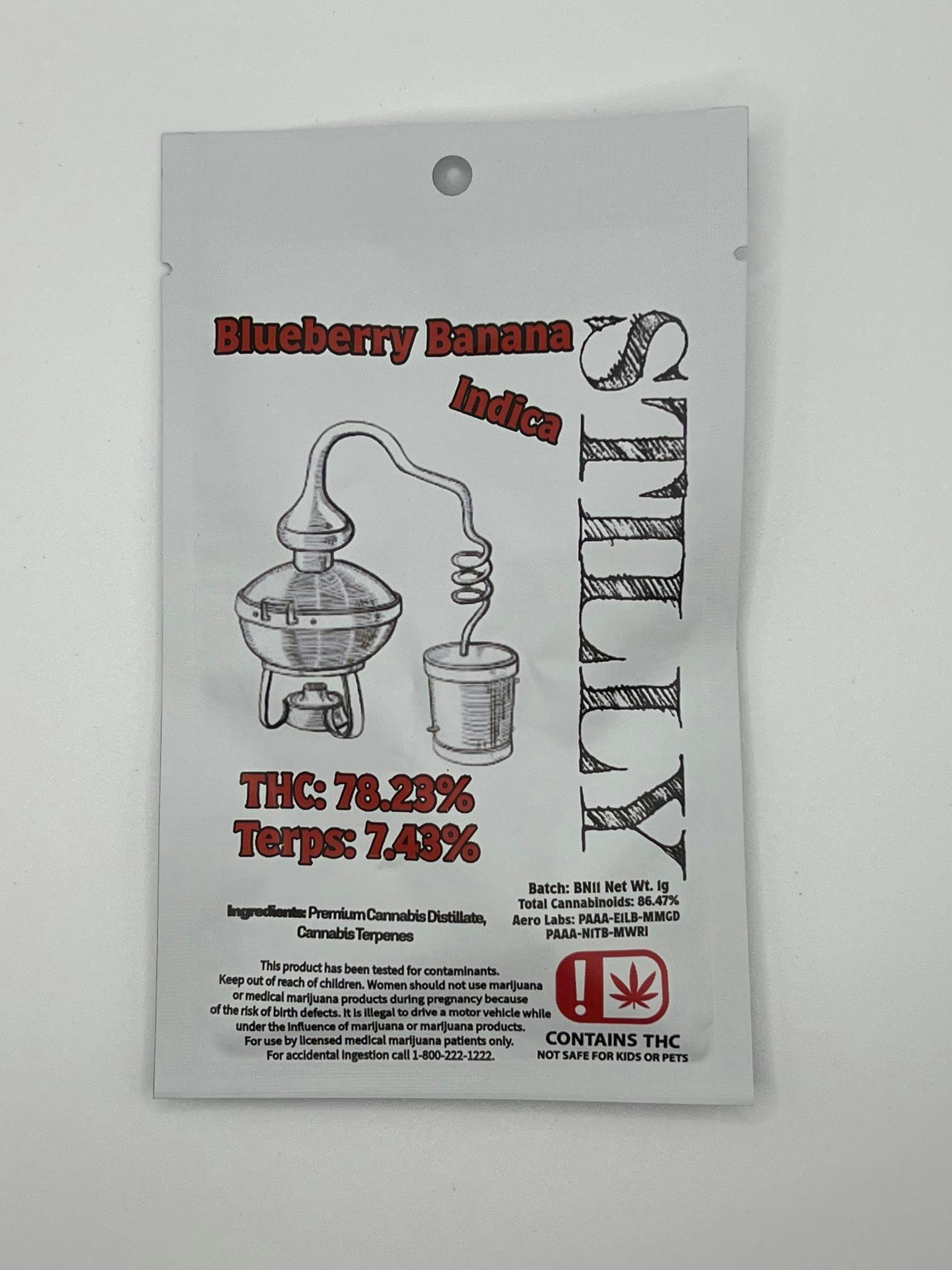 STILLY - 1g cartridge | Blueberry Banana (I) cannabis product