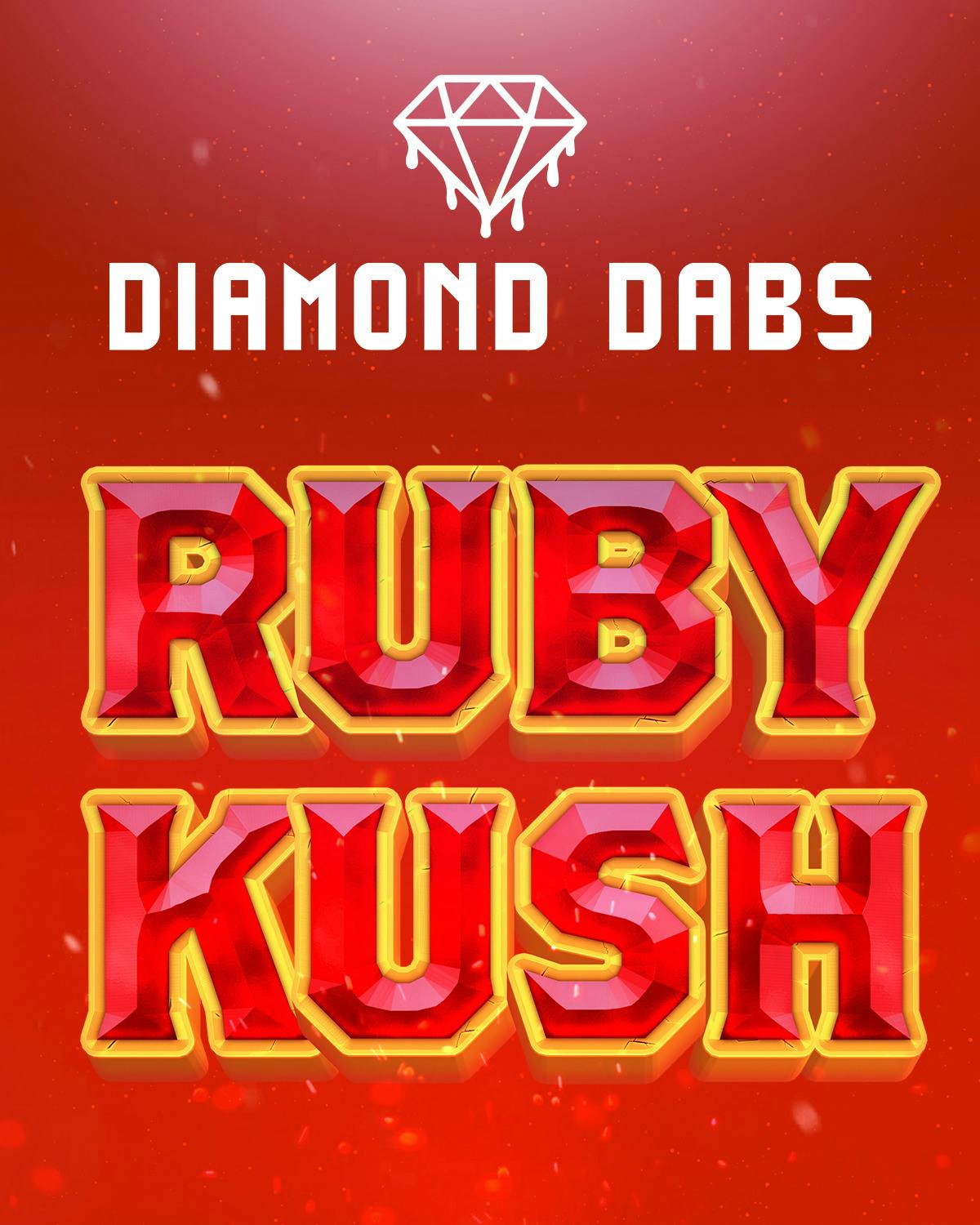 DELI - DIAMOND DABS Ruby Kush Moon Rocks