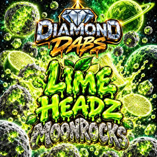 DELI - DIAMOND DABS Lime Headz Moon Rocks