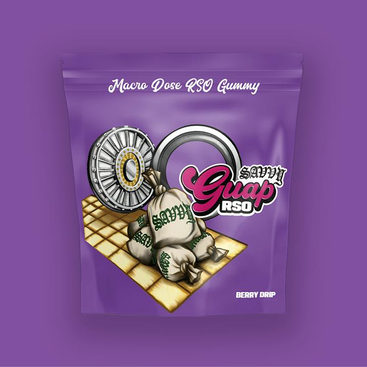 Savvy Guap Berry Drip RSO Gummy 50mg [10pk] at Zen Leaf Cannabis Dispensary