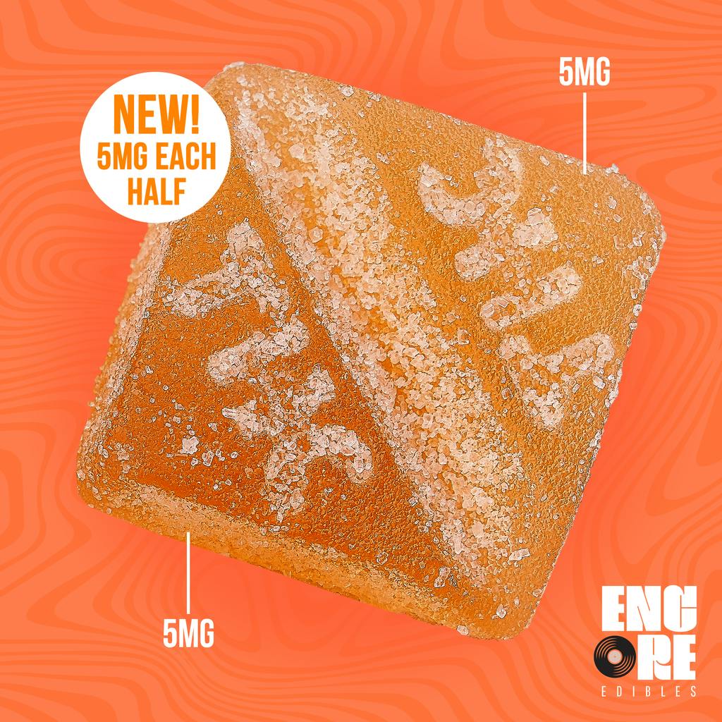 Encore 1:2 Sour Strawberry Peach Gummy 100mg [10pk] at Zen Leaf Cannabis Dispensary