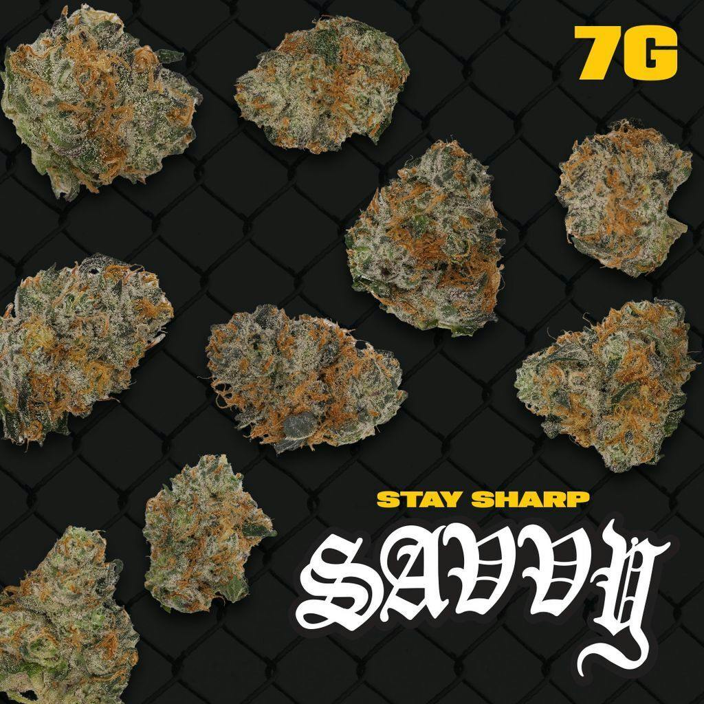Savvy Black Amber 7g Flower