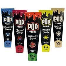 POP CONES UNBLEACHED PREROLLED CONES 6PK