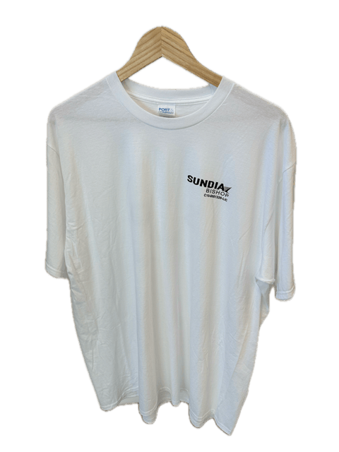 SUNDIAL WHITE T SHIRT LARGE