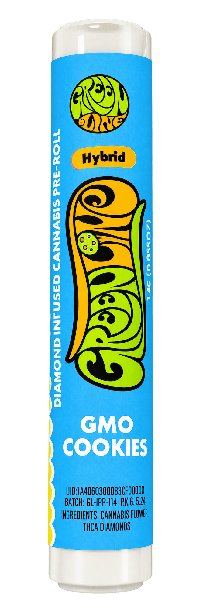 GREENLINE - GMO COOKIES 1G INFUSED PREROLL