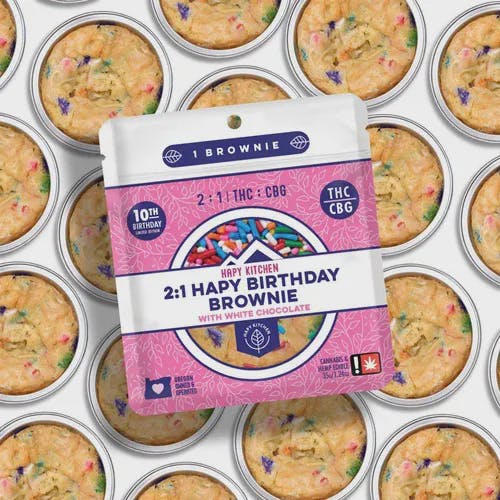 Hapy Kitchen: Hapy Birthday Brownie - /