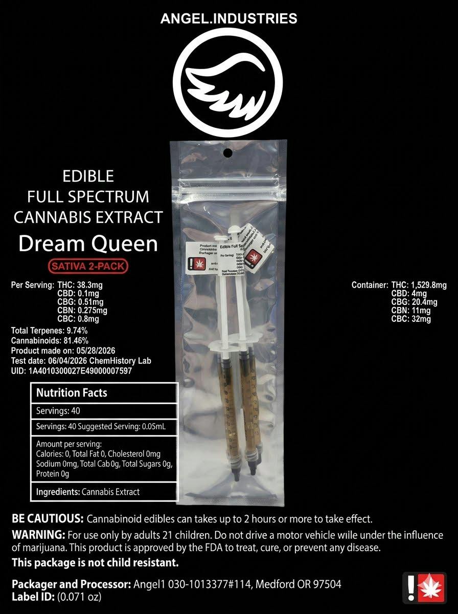 Angel: Dream Queen RSO - X2 Syringe