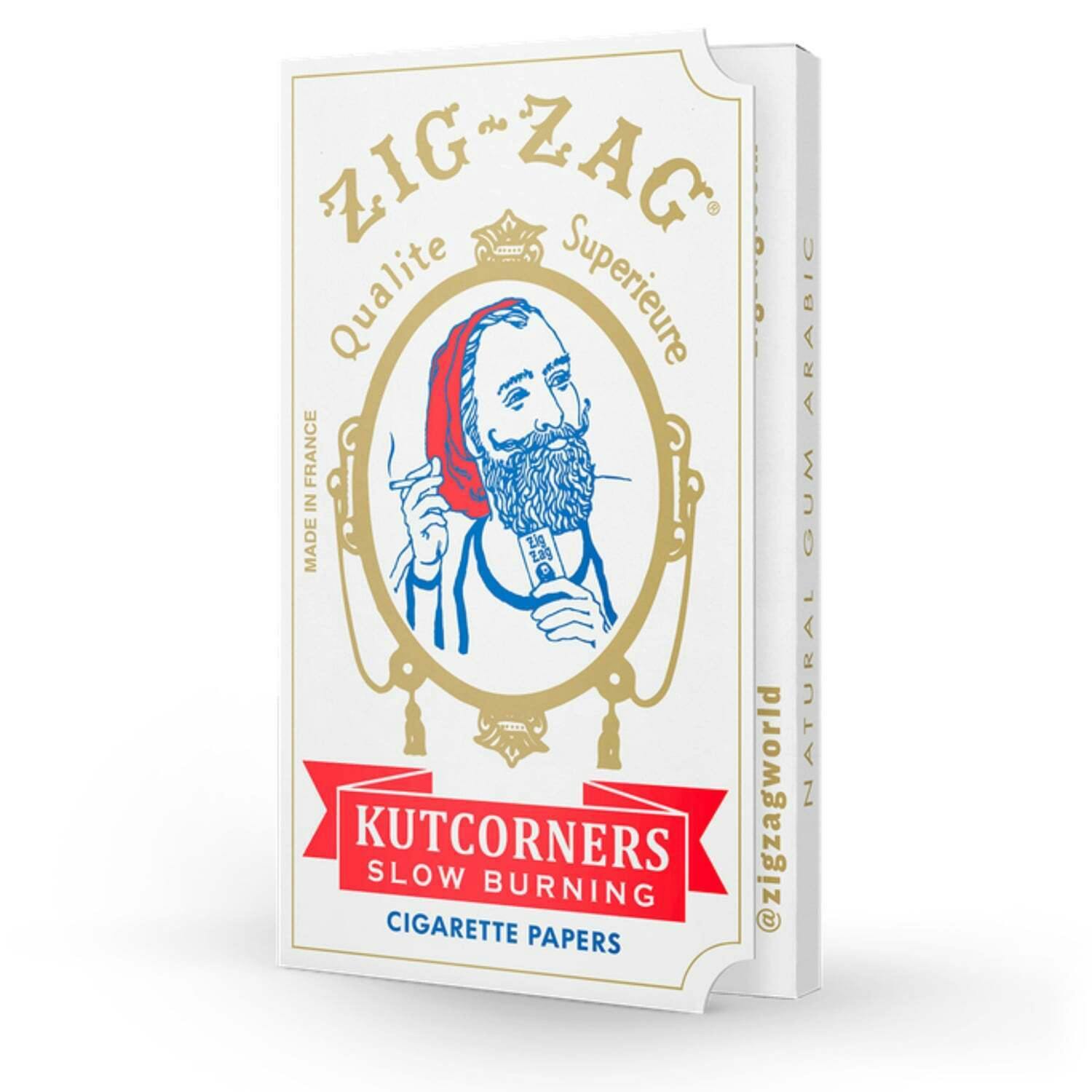 Kutcorners Rolling Papers - Single Wide (70mm) | Zig-Zag - Rolling Papers