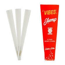 Cones - Hemp Red - King Size - 3ct