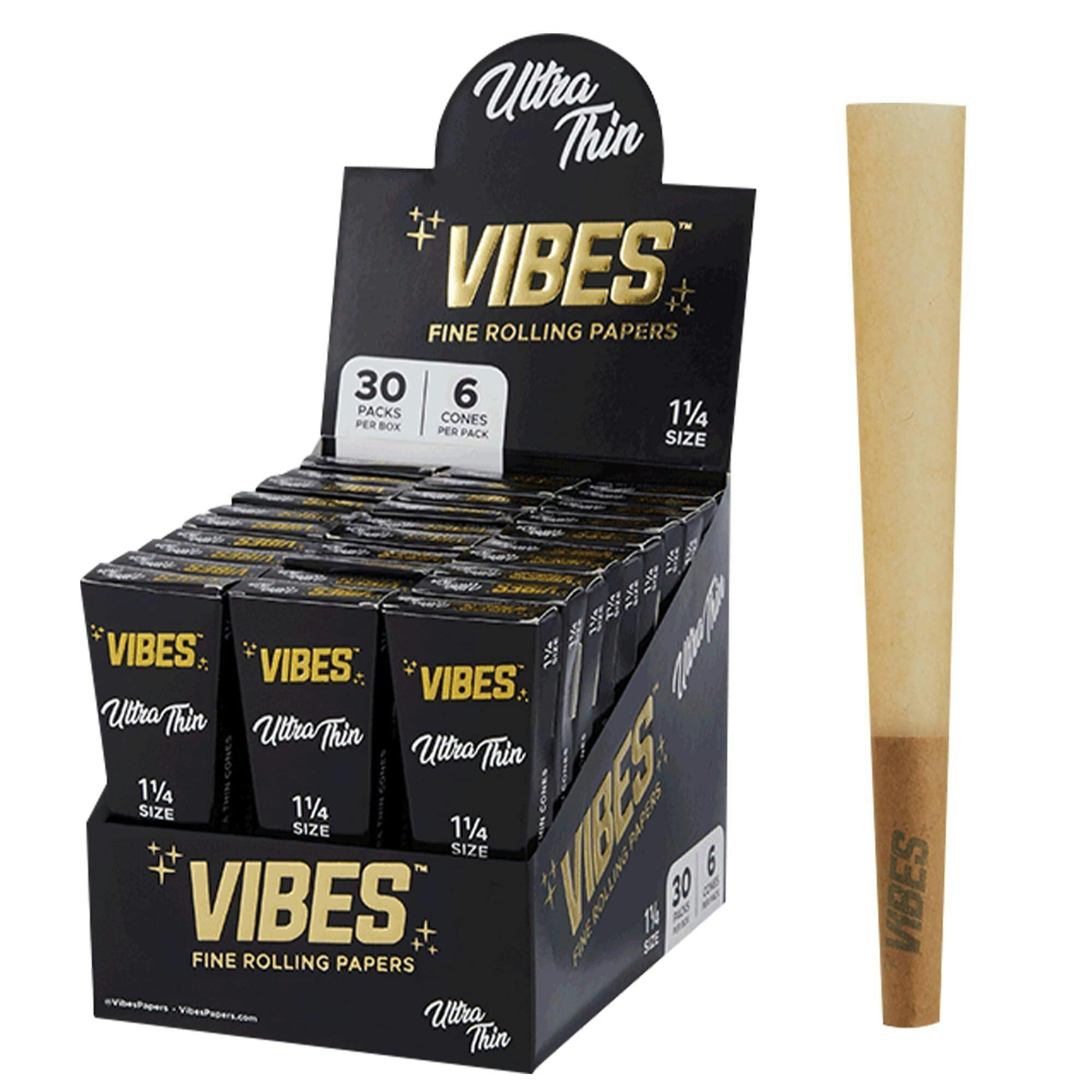 Cones - UT Black - 1 1/4" - 6ct