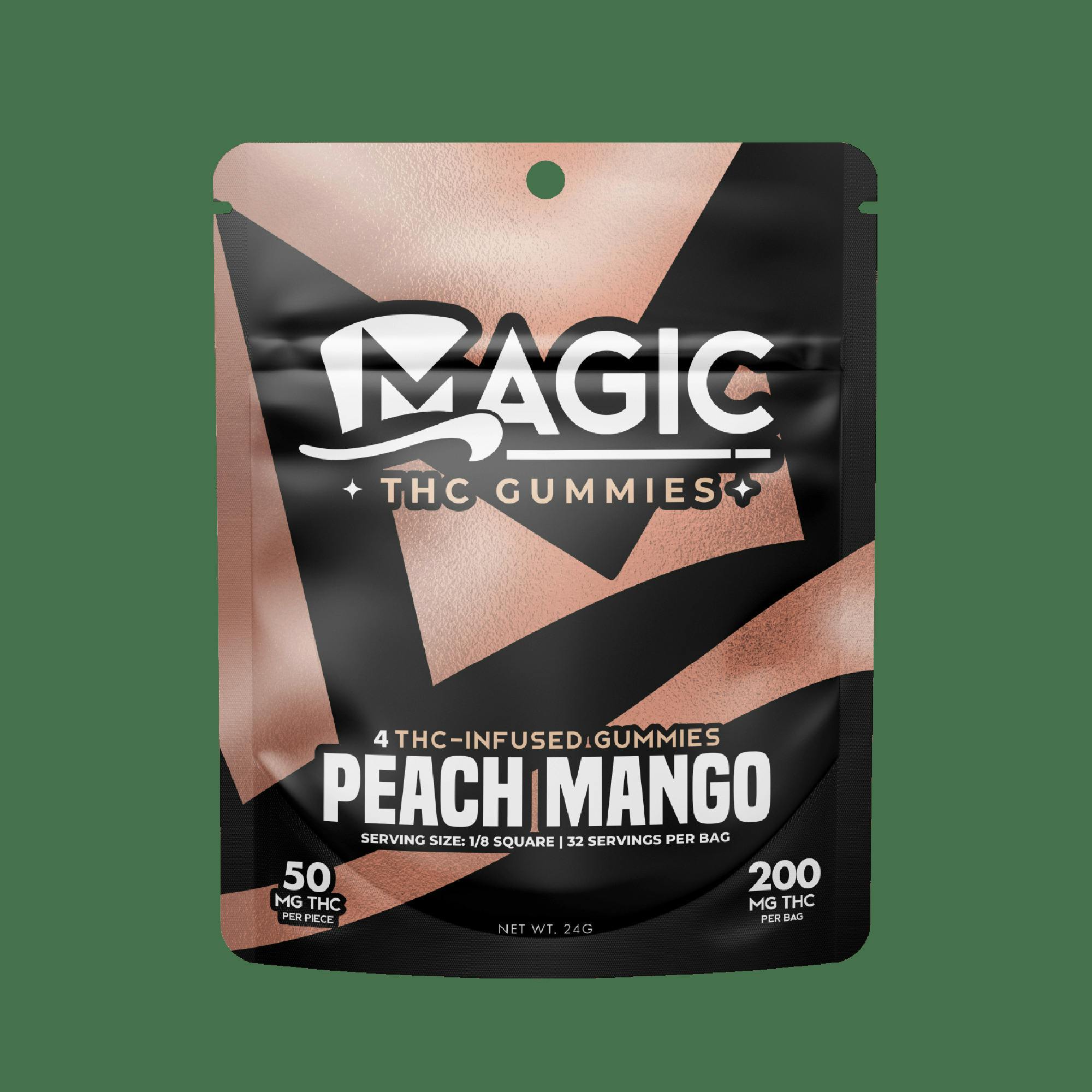 Magic - 200mg Gummies - Peach Mango