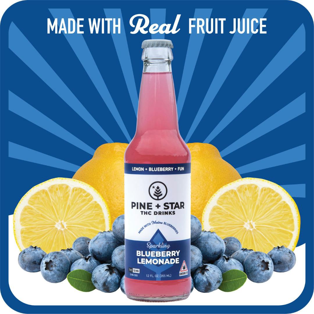 Sparkling Blueberry Lemonade - 10mg/1pk at East Coast Cannabis Dispensary - Lebanon