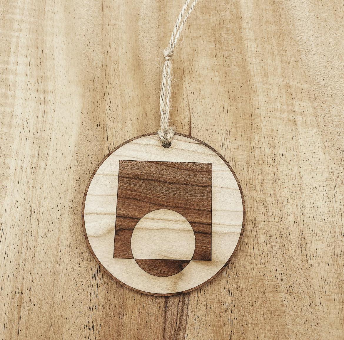 ECC Ornament - Cherry Wood