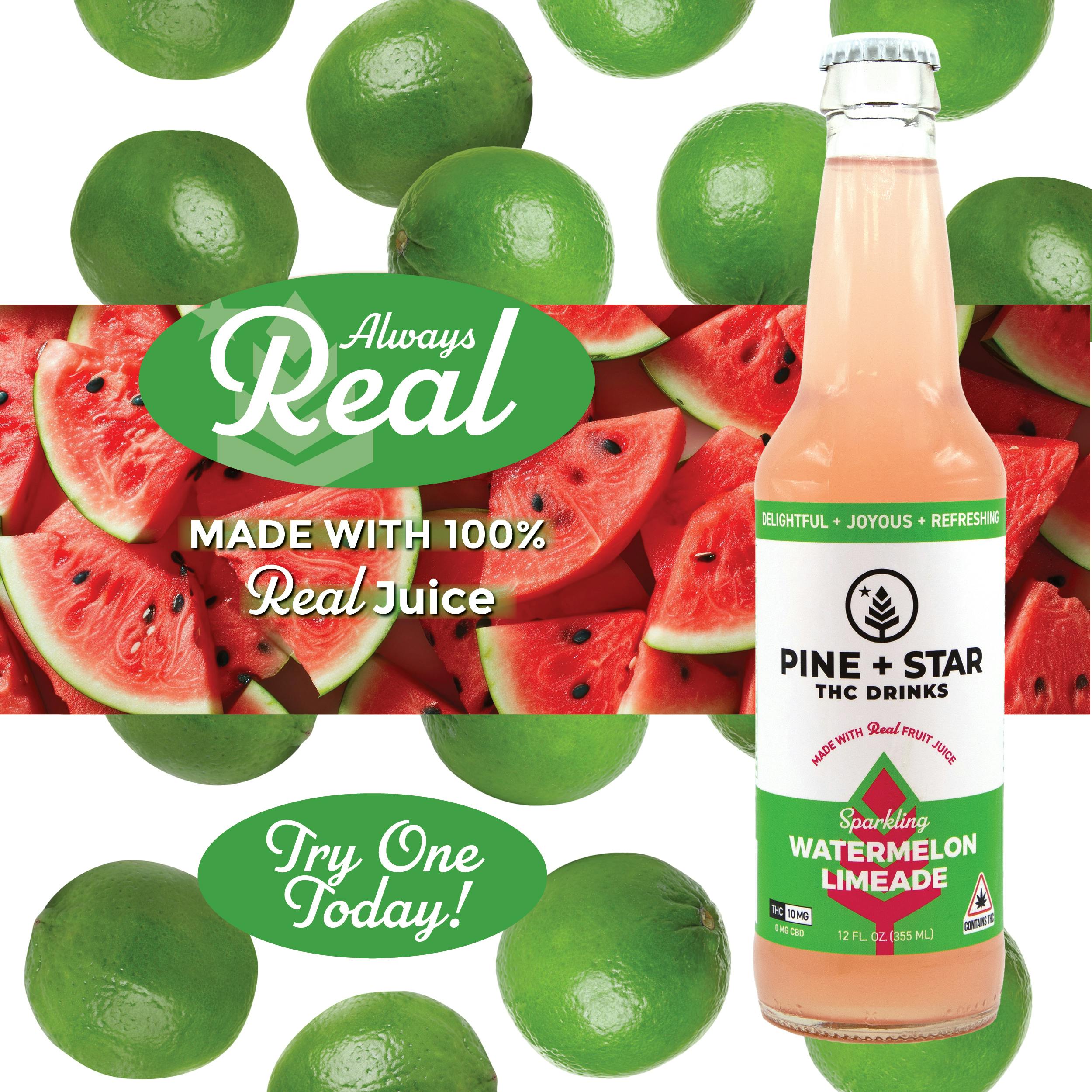 Sparkling Watermelon Limeade - 10mg/1pk at East Coast Cannabis - Waterville