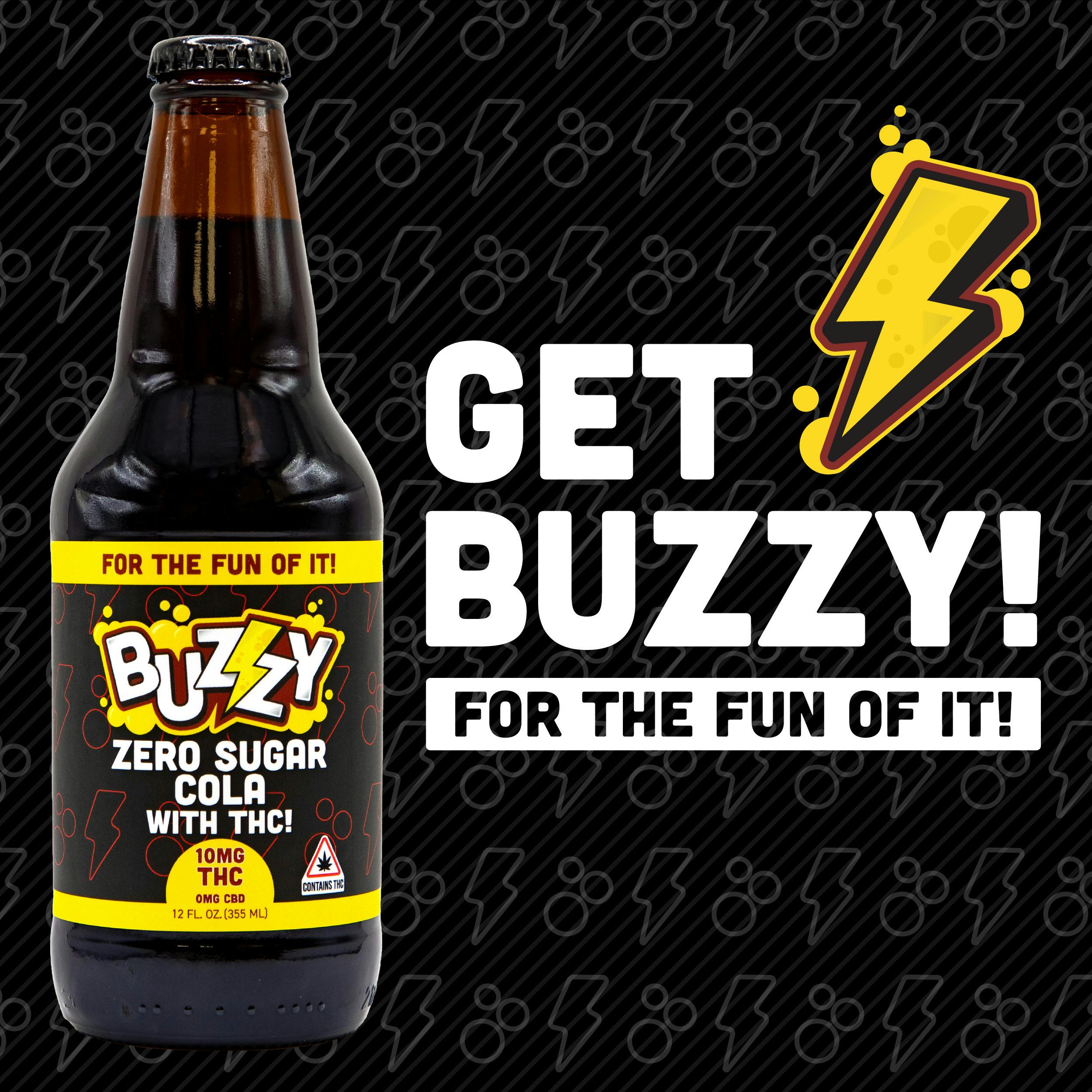 Buzzy Zero Sugar Cola - 10mg/1pk at East Coast Cannabis Dispensary - Lebanon