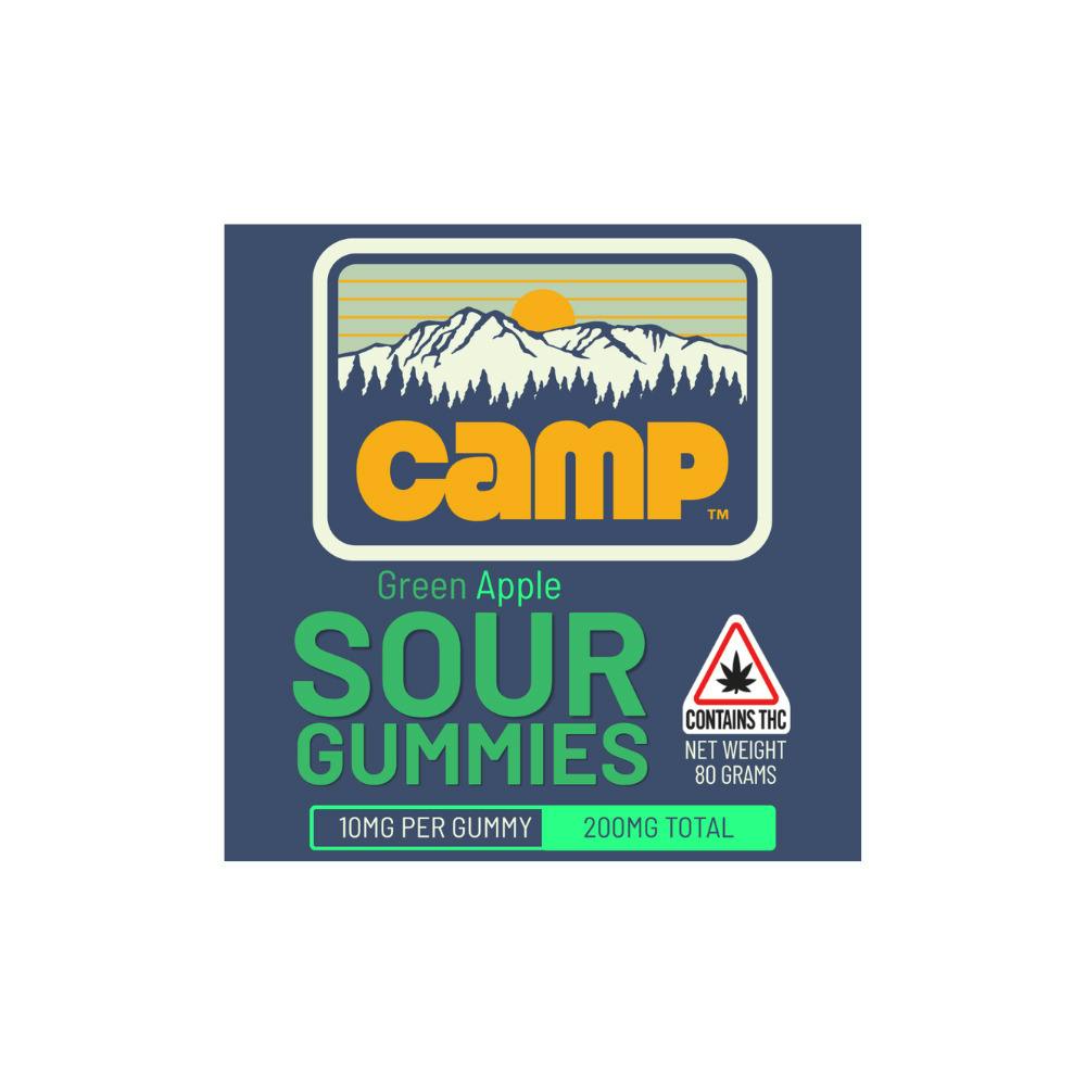 Sour Gummies - Green Apple - 200mg/20pk