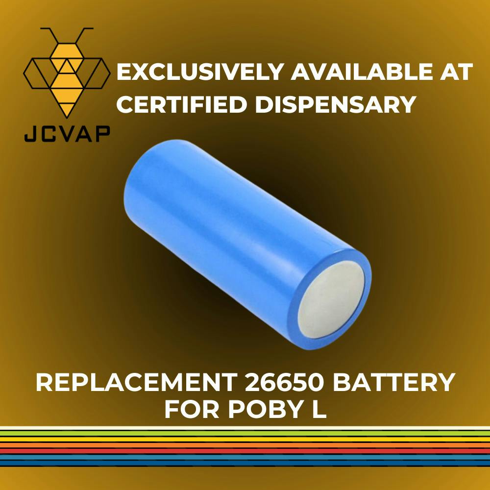 Replacement 26650 Battery | Poby L Accessories | Gear | JCVAP