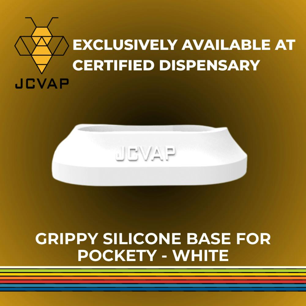 Grippy Silicone Base - White | Pockety Accessories | Gear | JCVAP